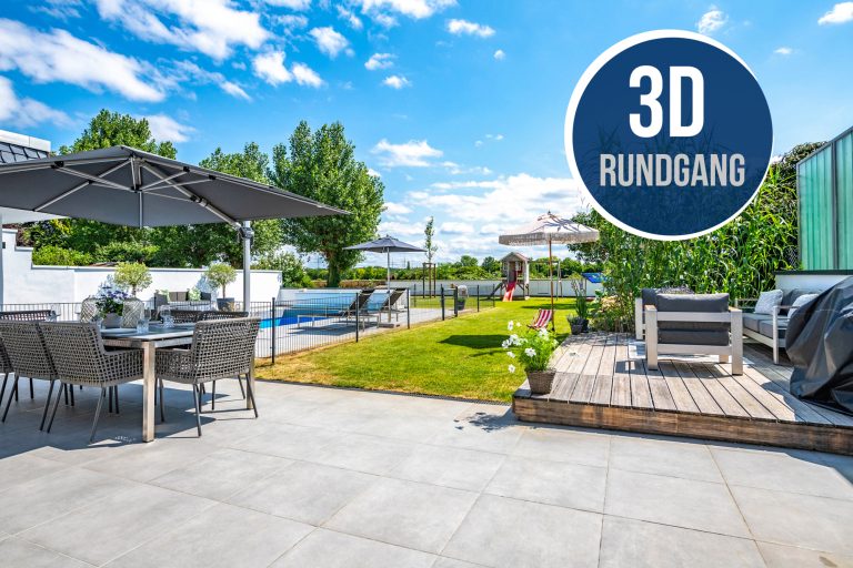 Immobilienangebot - Maintal / Dörnigheim - Alle - Maintal-Dörnigheim: Neuwertige, exklusive 4,5-Zimmer-Wohnung mit großem Garten und Pool in Main-Lage