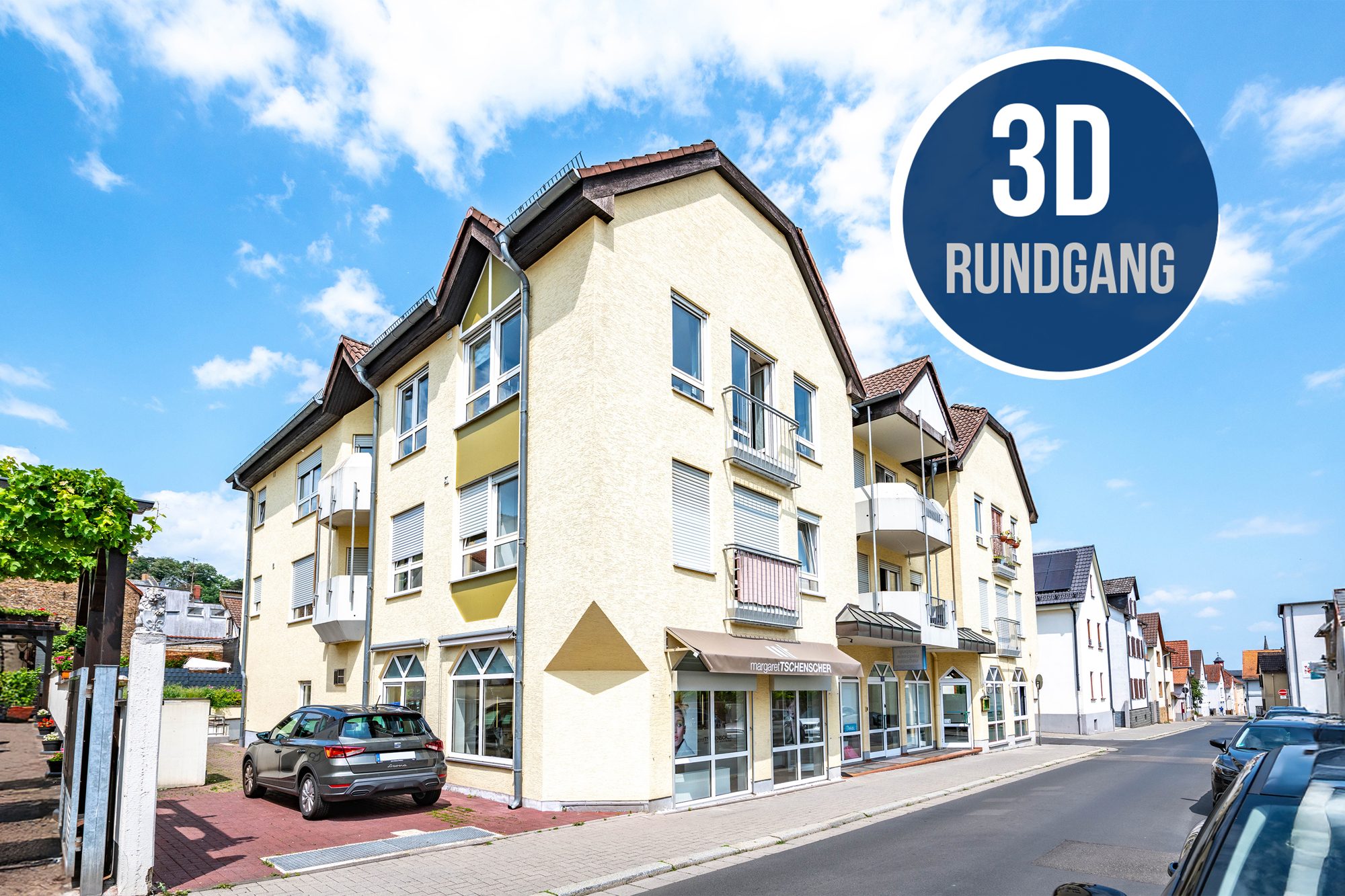 Immobilienangebot - Bad Nauheim - Alle - Bad Nauheim: Gemütliche 3-Zimmer-Maisonette-Wohnung mit Tiefgaragen-Stellplatz in zentraler Lage