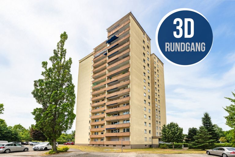 Immobilienangebot - Maintal-Bischofsheim - Alle - Maintal-Bischofsheim: Großzügige 3-Zimmer-Wohnung mit Süd-Balkon und Einbauküche in zentraler Lage