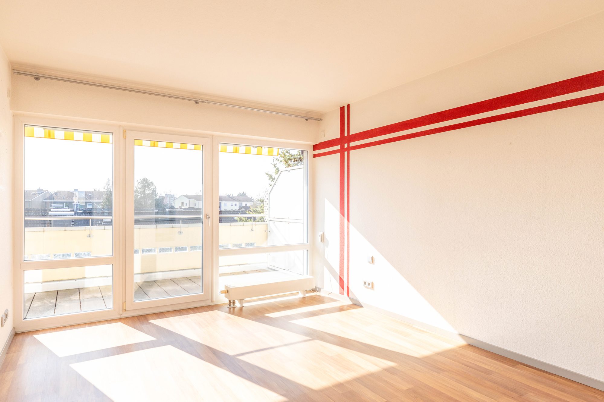 Immobilienangebot - Bruchköbel - Alle - Bruchköbel: Schicke 3-Zimmer-Wohnung mit großem Süd-Balkon und Einbauküche in ruhiger Lage