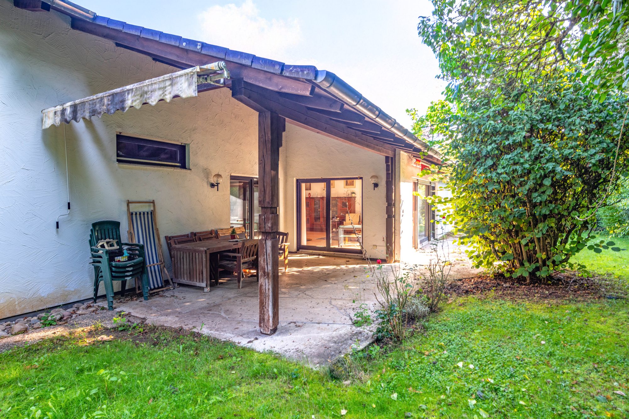Immobilienangebot - Hanau / Kesselstadt - Alle - Hanau-Kesselstadt: Tolles Einfamilienhaus / Bungalow mit Garten & Erbpachtgrundstück in ruhiger Lage