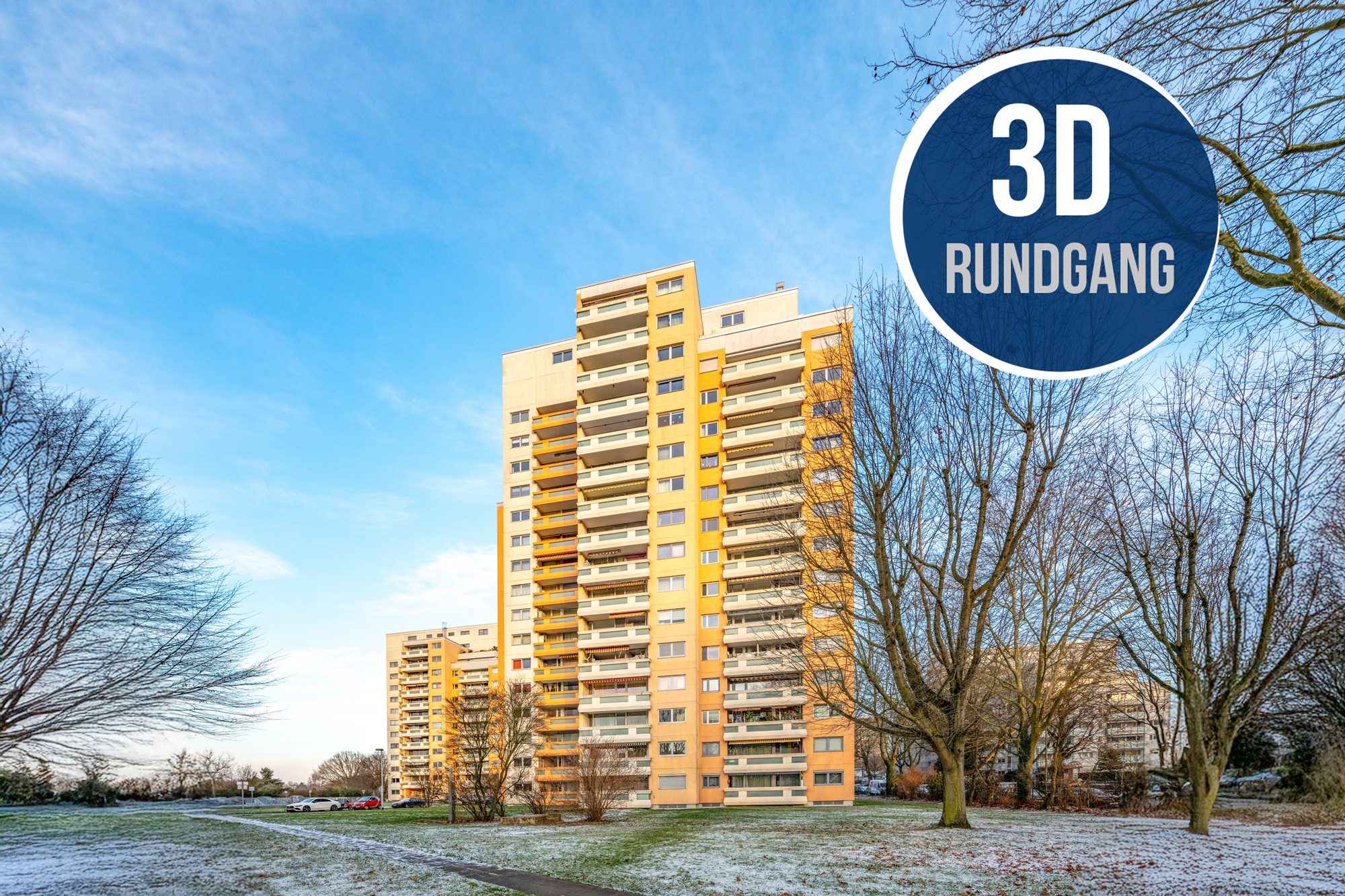Immobilienangebot - Frankfurt am Main / Eckenheim - Alle - Frankfurt-Eckenheim: Gepflegte, gut geschnittene 3-Zimmer-Wohnung mit West-Balkon in beliebter Lage