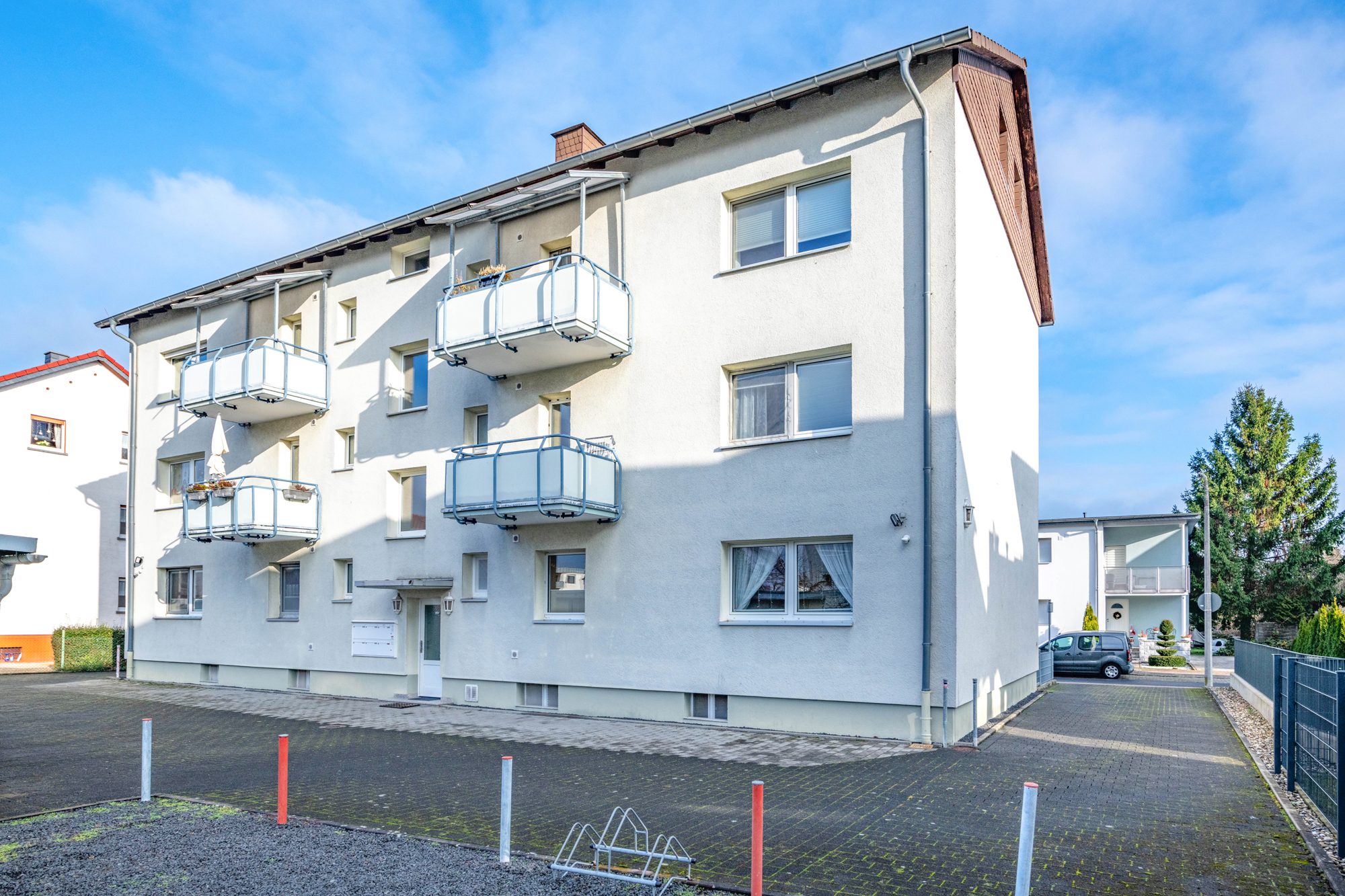 Immobilienangebot - Erlensee / Langendiebach - Alle - Erlensee-Langendiebach: Gut geschnittene 3-Zimmer-Wohnung mit Balkon und Garage in ruhiger Wohnlage