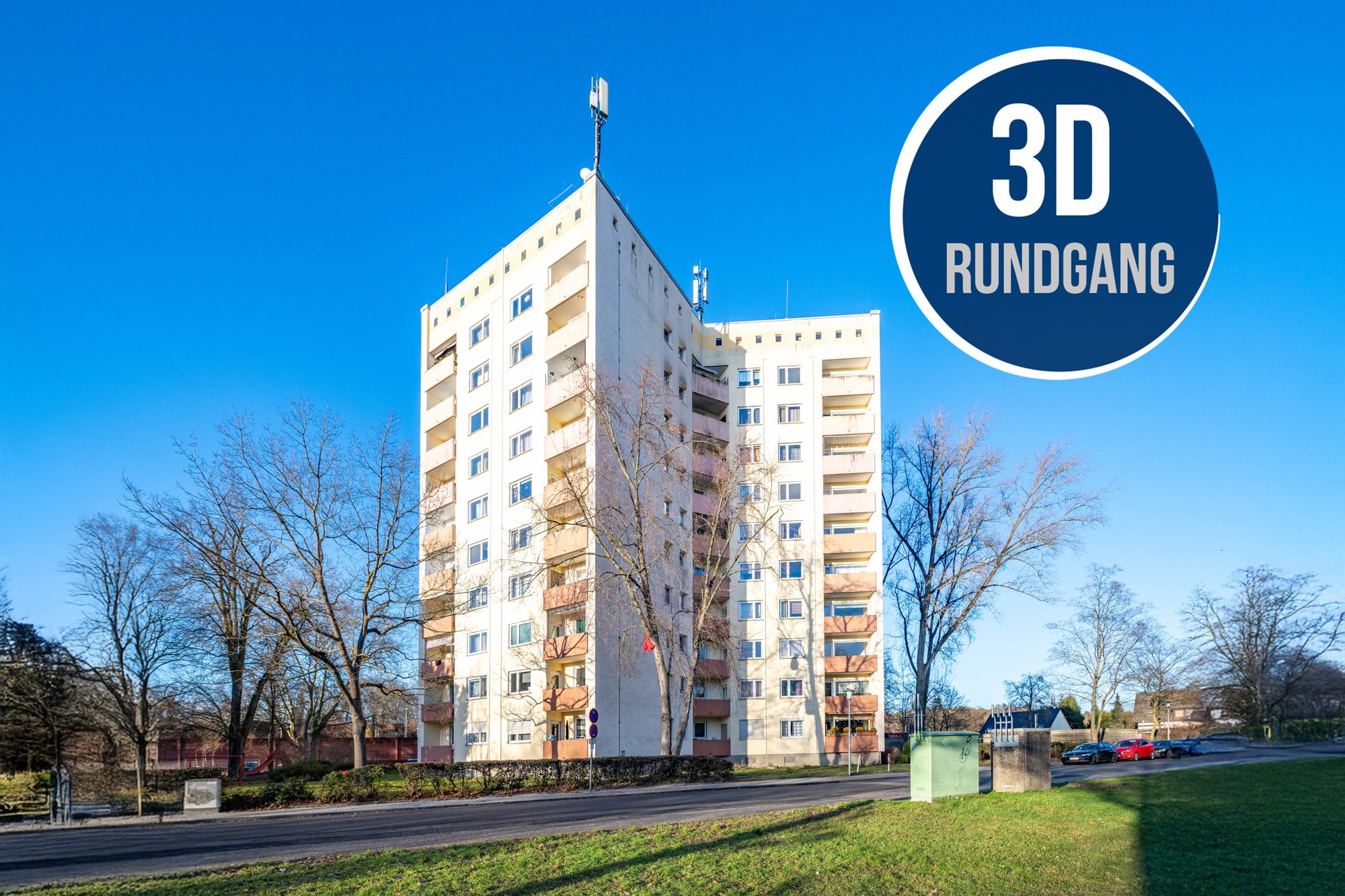Immobilienangebot - Hanau - Alle - Hanau-Wolfgang: Gepflegte, gut geschnittene 3-Zimmer-Wohnung mit Süd-West Loggia in zentraler Lage
