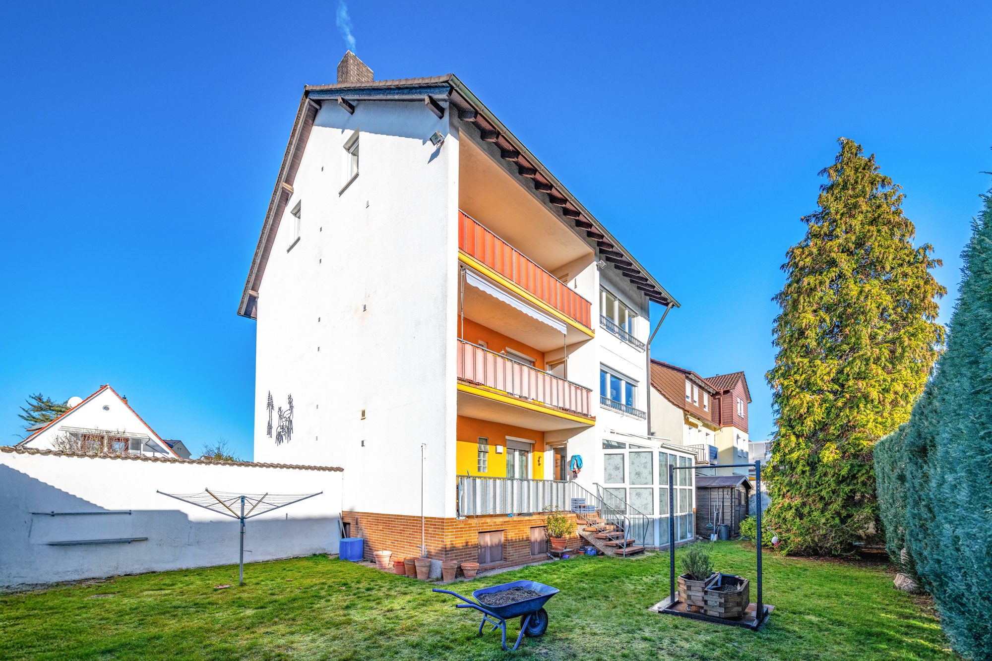 Immobilienangebot - Maintal / Dörnigheim - Alle - Maintal-Dörnigheim: Großzügige, frisch renovierte 3,5-Zimmer-Wohnung mit Balkon in ruhiger Lage
