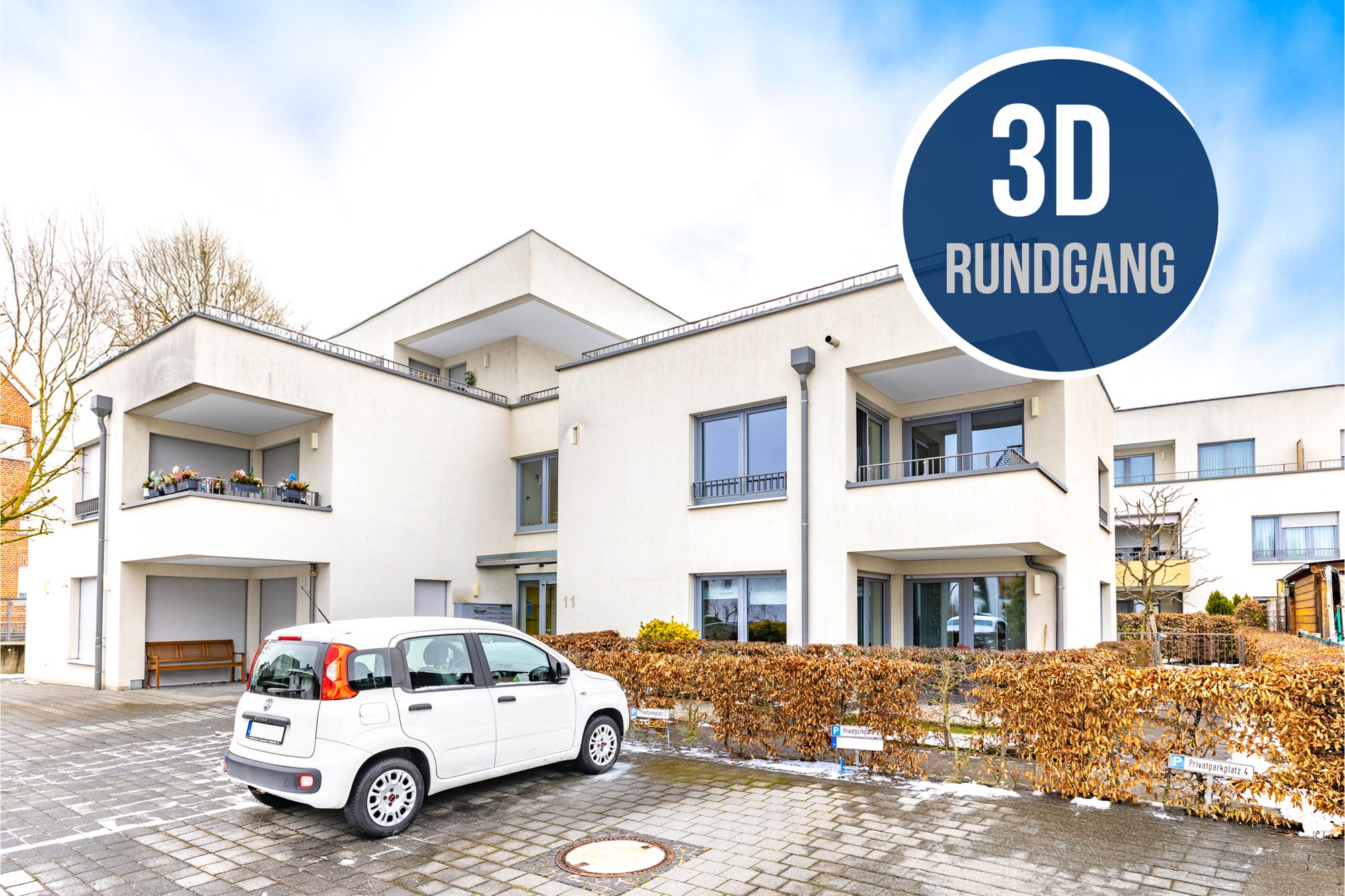 Immobilienangebot - Hanau - Alle - Hanau-Mittelbuchen: Betreutes Wohnen - Neuwertige 2-Zimmer-Wohnung mit Einbauküche und tollem Balkon