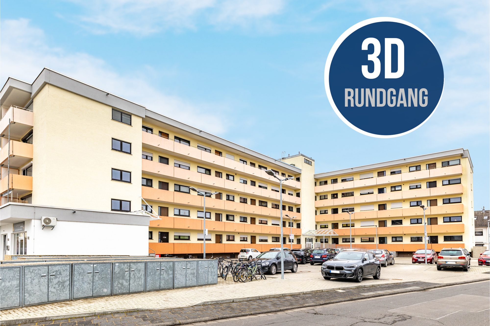 Immobilienangebot - Karlstein - Alle - Karlstein: Renovierungsbedürftige, gut geschnittene 3-Zimmer-Wohnung mit West-Balkon in Main-Nähe