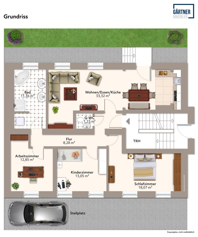 Immobilienangebot - Hanau / Kesselstadt - Alle - Hanau Alt-Kesselstadt: Gemütliche 4-Zimmer-Altbau-Wohnung in ruhiger und beliebter Wohnlage