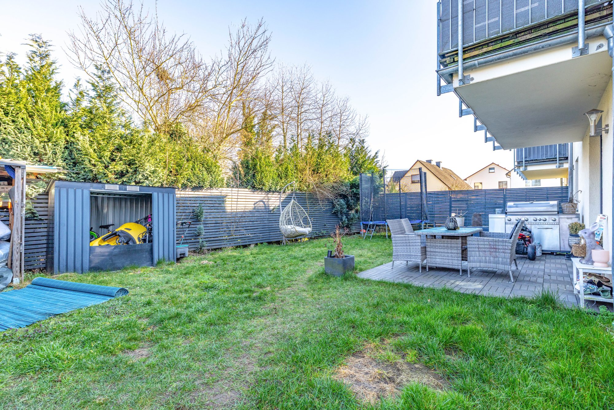 Immobilienangebot - Kahl - Alle - Kahl am Main: Vermietete 3-Zimmer-Erdgeschoss-Wohnung mit Terrasse und eigenem Garten