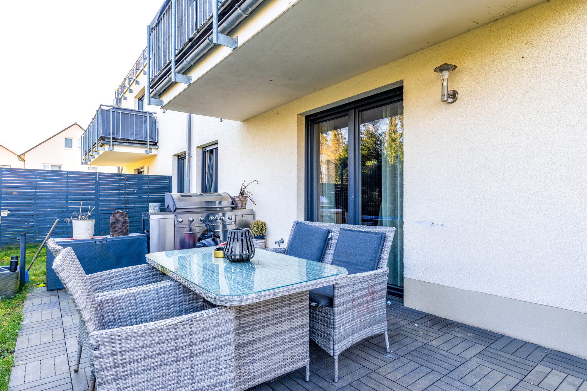 Immobilienangebot - Kahl - Alle - Kahl am Main: Vermietete 3-Zimmer-Erdgeschoss-Wohnung mit Terrasse und eigenem Garten