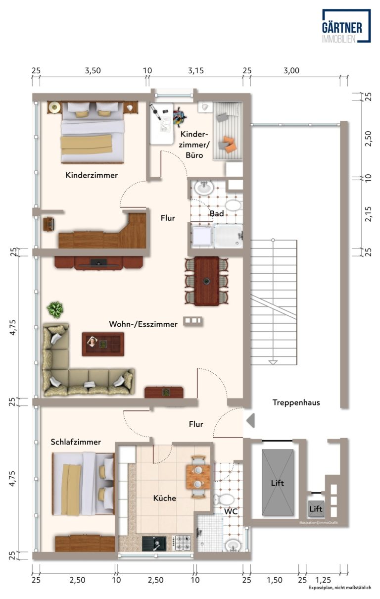 Immobilienangebot - Obertshausen - Alle - Obertshausen-Hausen: Großzügige 4-Zimmer-Wohnung mit tollem Grundriss in zentraler Lage