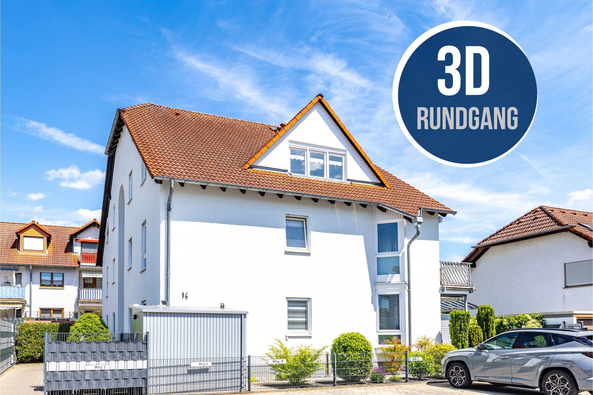 Immobilienangebot - Langenselbold - Alle - Langenselbold: Tolle, helle 2-Zimmer-Dachgeschoss-Wohnung mit Süd-Balkon in beliebter Wohnlage