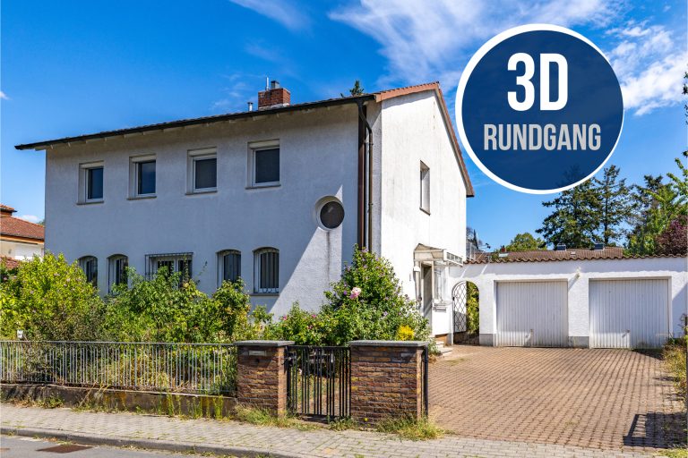 Immobilienangebot - Maintal / Dörnigheim - Alle - Maintal-Dörnigheim: Großzügiges Einfamilienhaus mit großem Garten und Garagen in beliebter Wohnlage