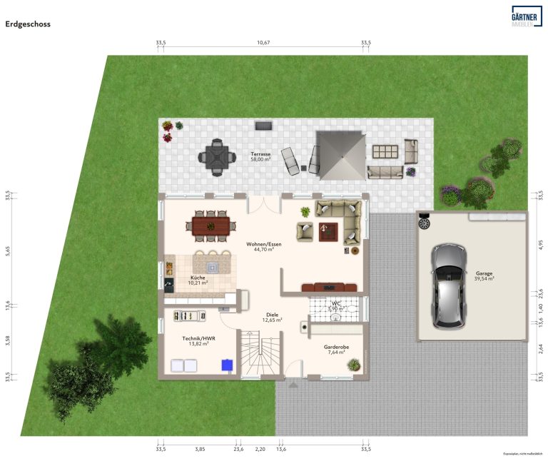 Immobilienangebot - Gelnhausen / Meerholz - Alle - Gelnhausen: Wunderschönes, neuwertiges Einfamilienhaus mit großzügigem Grundriss in beliebter Lage