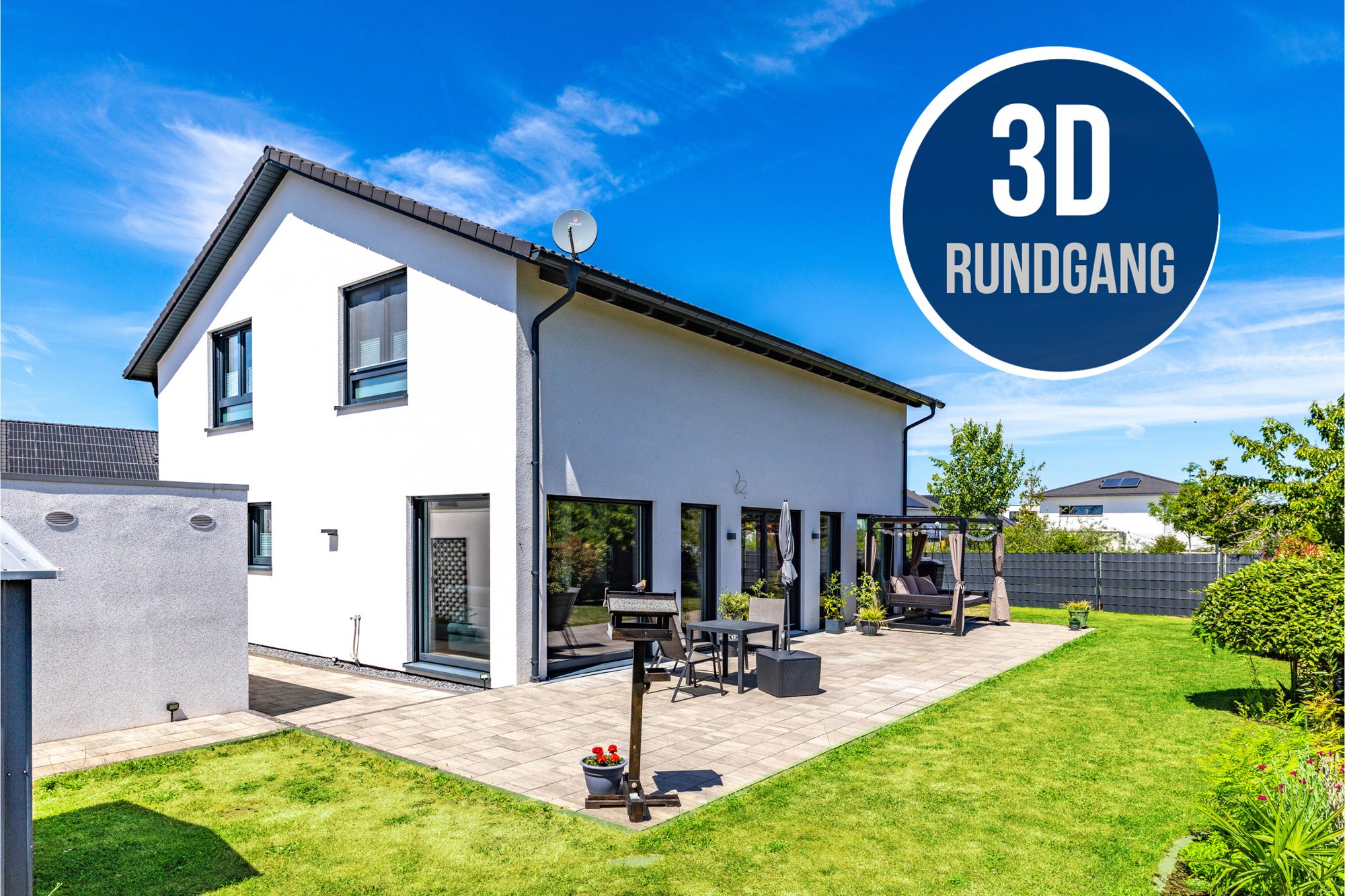Immobilienangebot - Gelnhausen / Meerholz - Alle - Gelnhausen: Wunderschönes, neuwertiges Einfamilienhaus mit großzügigem Grundriss in beliebter Lage