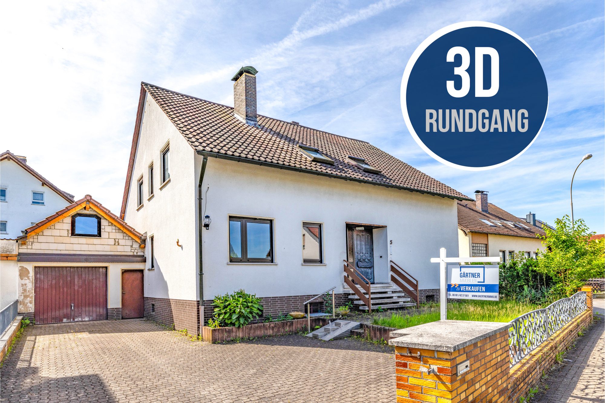 Immobilienangebot - Freigericht / Neuses - Alle - Freigericht-Neuses: Modernisierungsbedürftiges Einfamilienhaus mit tollem Grundstück in ruhiger Lage