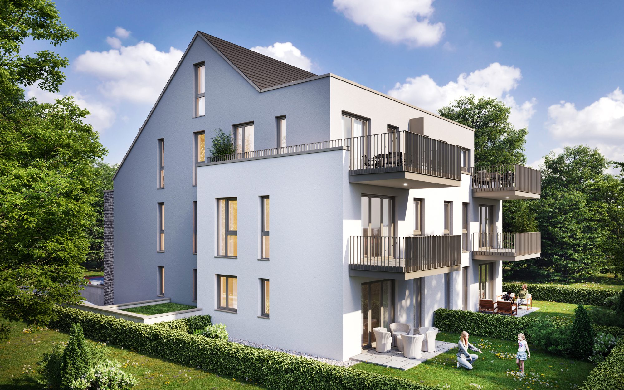 Immobilienangebot - Maintal / Dörnigheim - Alle - Maintal-Dörnigheim: Barrierefreie 4-Zimmer-Wohnung mit West-Balkon und toll geschnittenem Grundriss