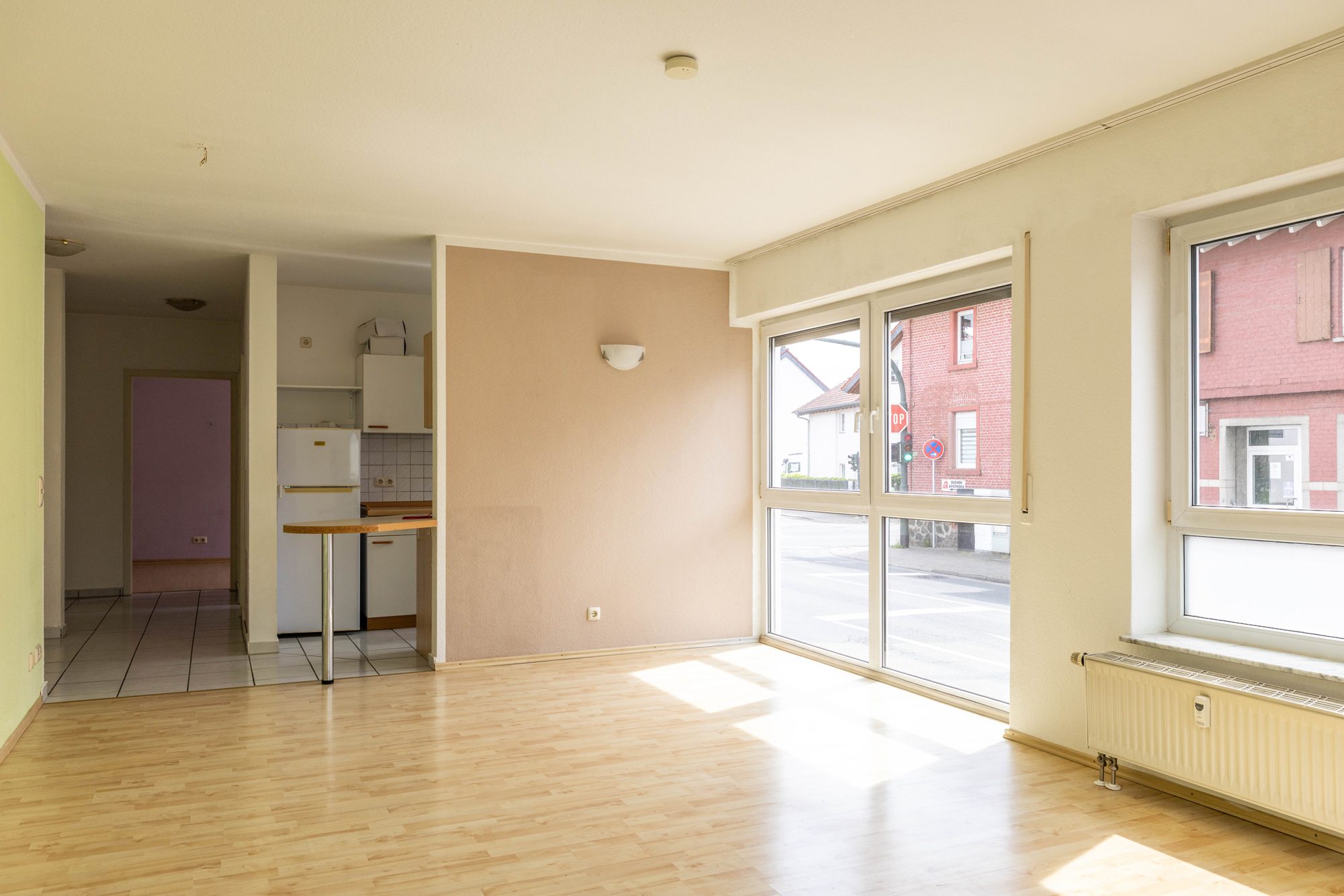 Immobilienangebot - Hanau / Mittelbuchen - Alle - Hanau-Mittelbuchen: Schöne lichtdurchflutete 2-Zimmer-Erdgeschoss-Wohnung mit Tiefgaragenstellplatz