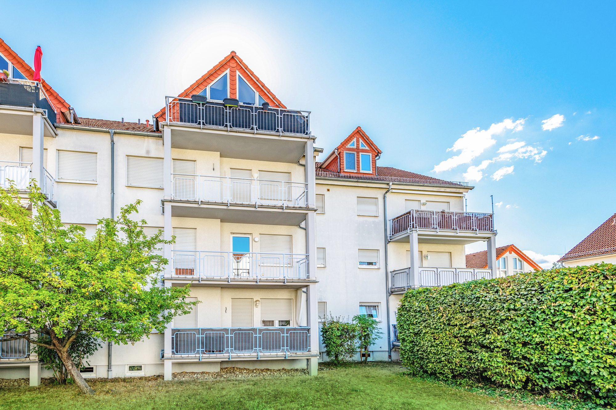 Immobilienangebot - Maintal / Dörnigheim - Alle - Maintal-Dörnigheim: Wunderschöne 2-Zimmer-Wohnung mit Einbauküche und tollem Süd-West Balkon