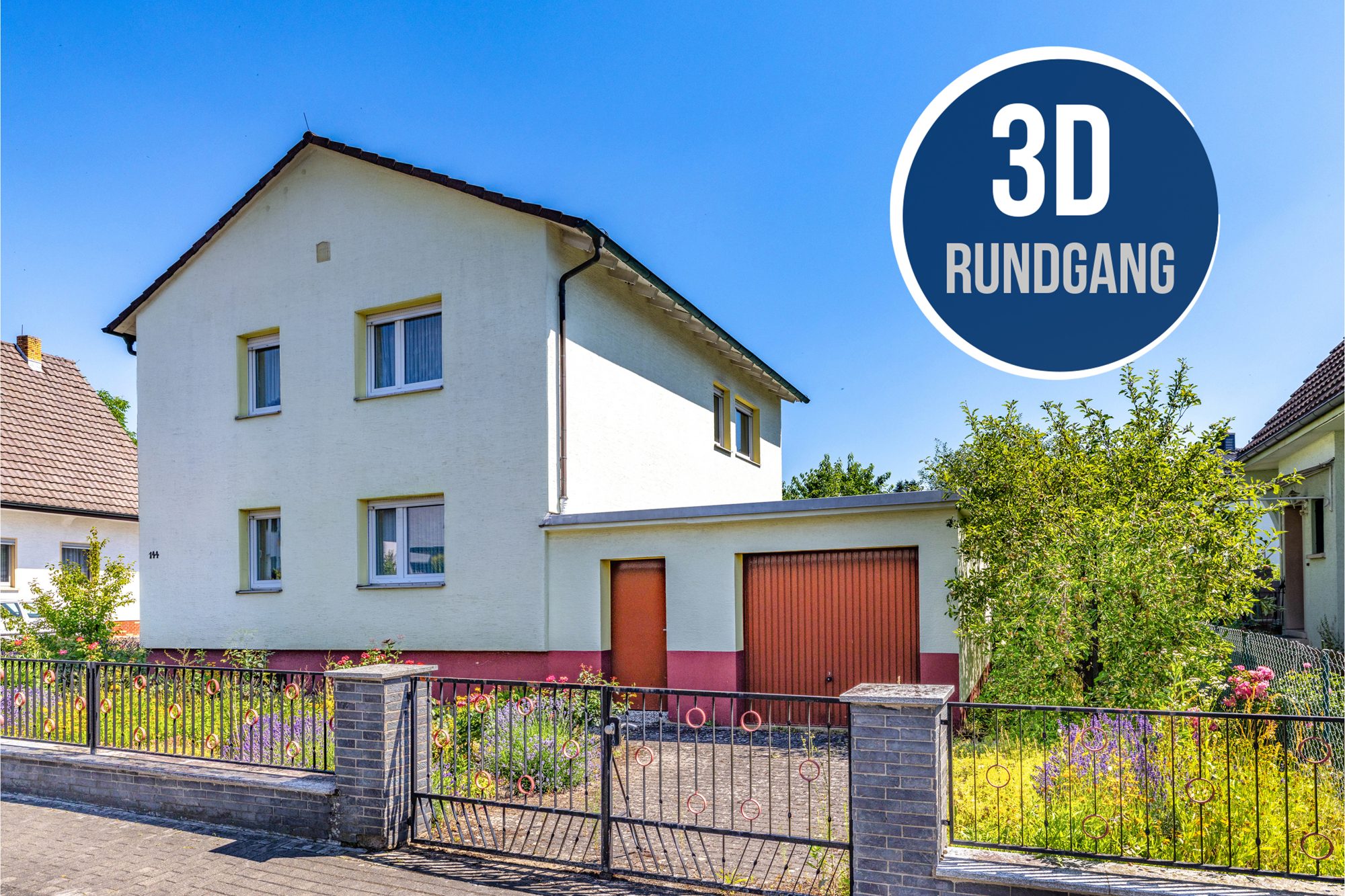 Immobilienangebot - Maintal - Alle - Maintal-Hochstadt: Modernisierungsbedürftiges Ein- / Zweifamilienhaus mit herrlichem Grundstück