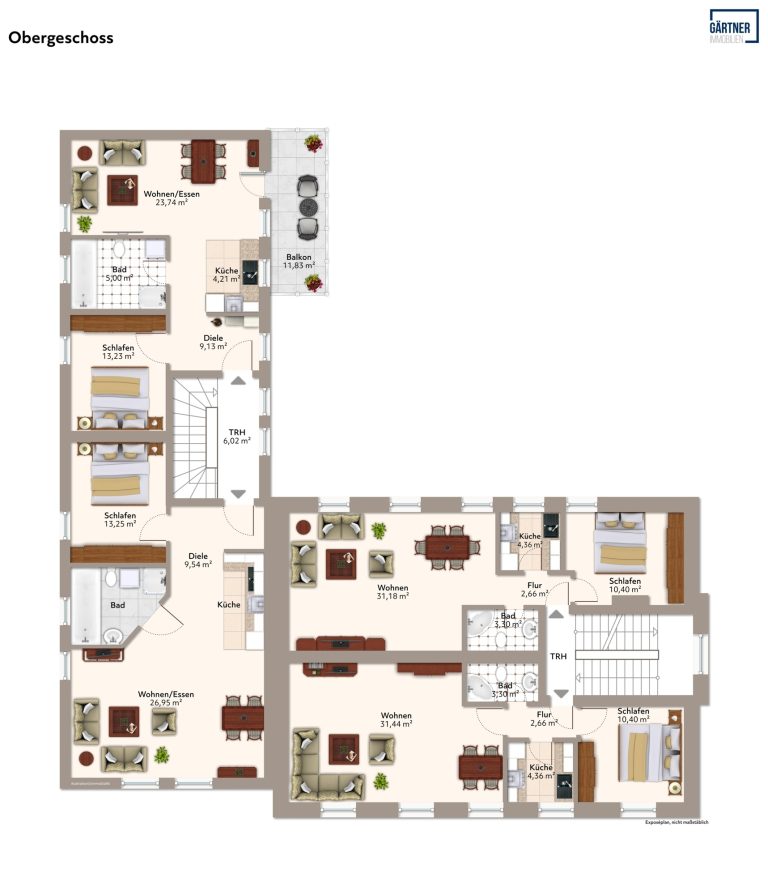 Immobilienangebot - Hanau / Kesselstadt - Alle - Hanau Alt-Kesselstadt: Attraktives & top gepflegtes 7-Parteienhaus in ruhiger und beliebter Wohnlage