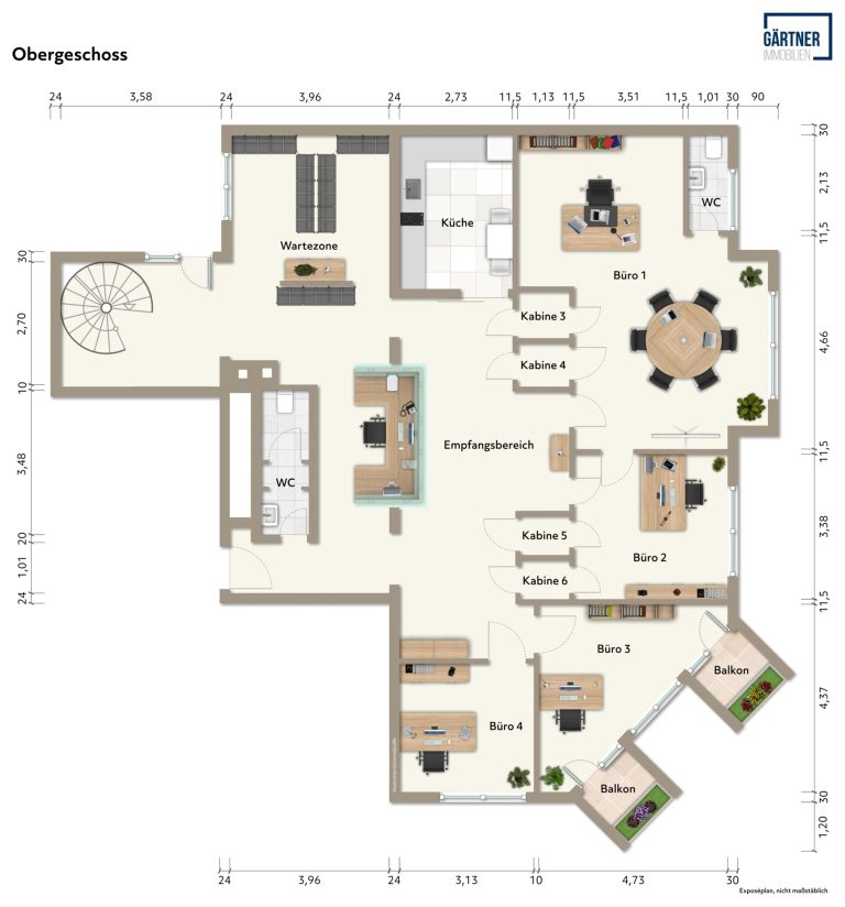 Immobilienangebot - Hanau - Alle - Hanau-Innenstadt: Attraktive Büro- / Praxis und Ladenfläche in stark frequentierter Lage