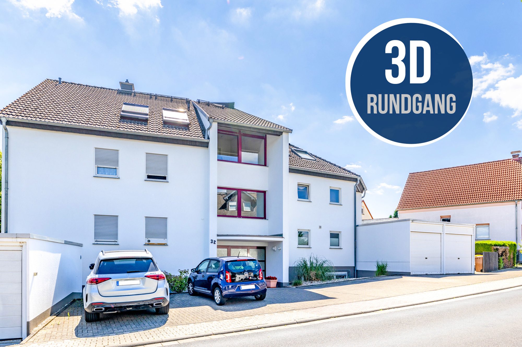 Immobilienangebot - Bruchköbel - Alle - Bruchköbel-Roßdorf: Schöne 3-Zimmer-Dachgeschoss-Wohnung mit herrlicher Dachterrasse in ruhiger Lage