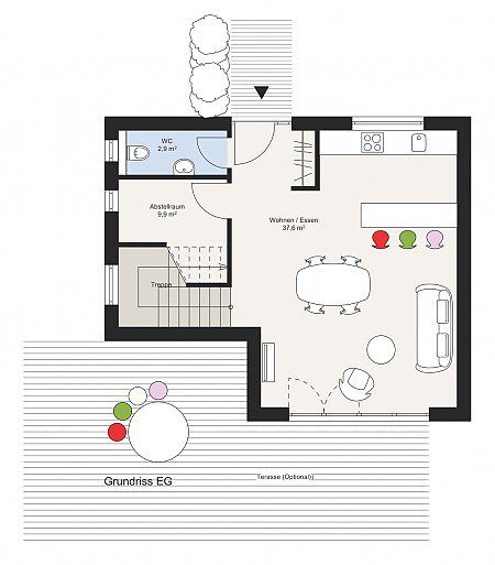 Grundriss - Wochenendhäuser am Brahmsee - Binko & Hofmann Immobilien Grundriss - Wochenendhäuser am Brahmsee - Binko & Hofmann Immobilien