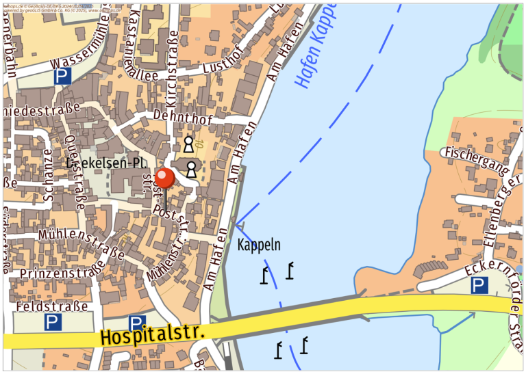 Immobilienangebot - Kappeln - Alle - Historisches Postamt in Kappeln – Ihre Projektidee für eines der prägnantesten Gebäude im Zentrum