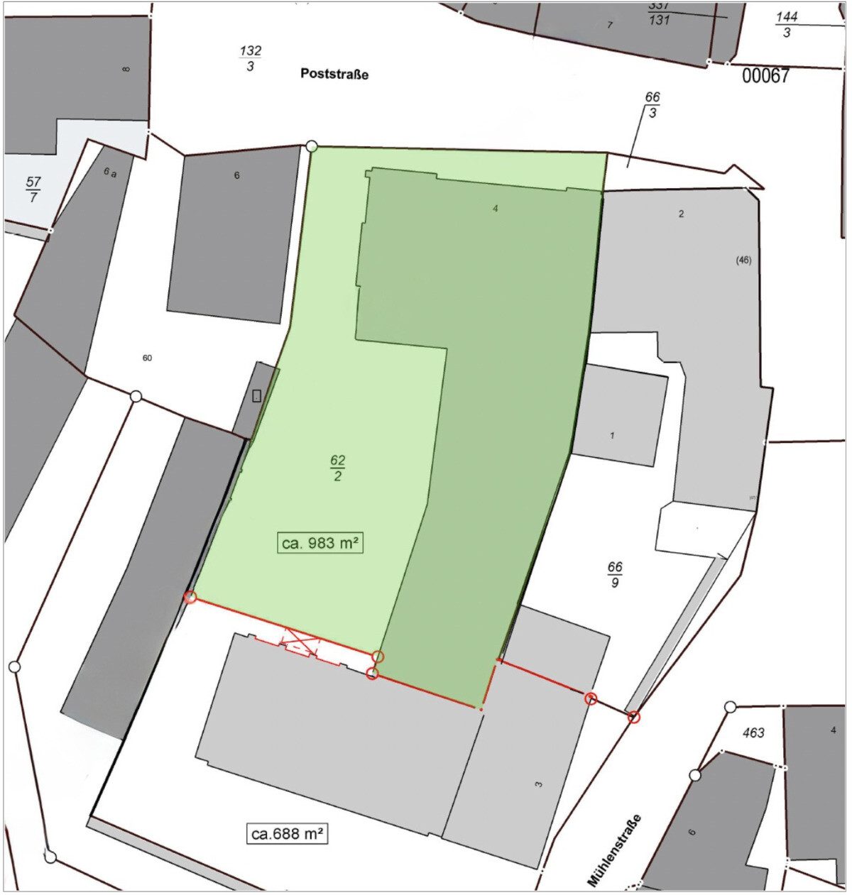 Immobilienangebot - Kappeln - Alle - Historisches Postamt in Kappeln – Ihre Projektidee für eines der prägnantesten Gebäude im Zentrum