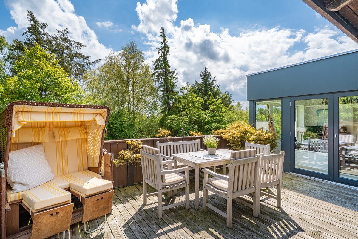 Immobilienangebot - Glücksburg - Alle - Jeden Tag wie Urlaub – mit Fördeblick in Schausende