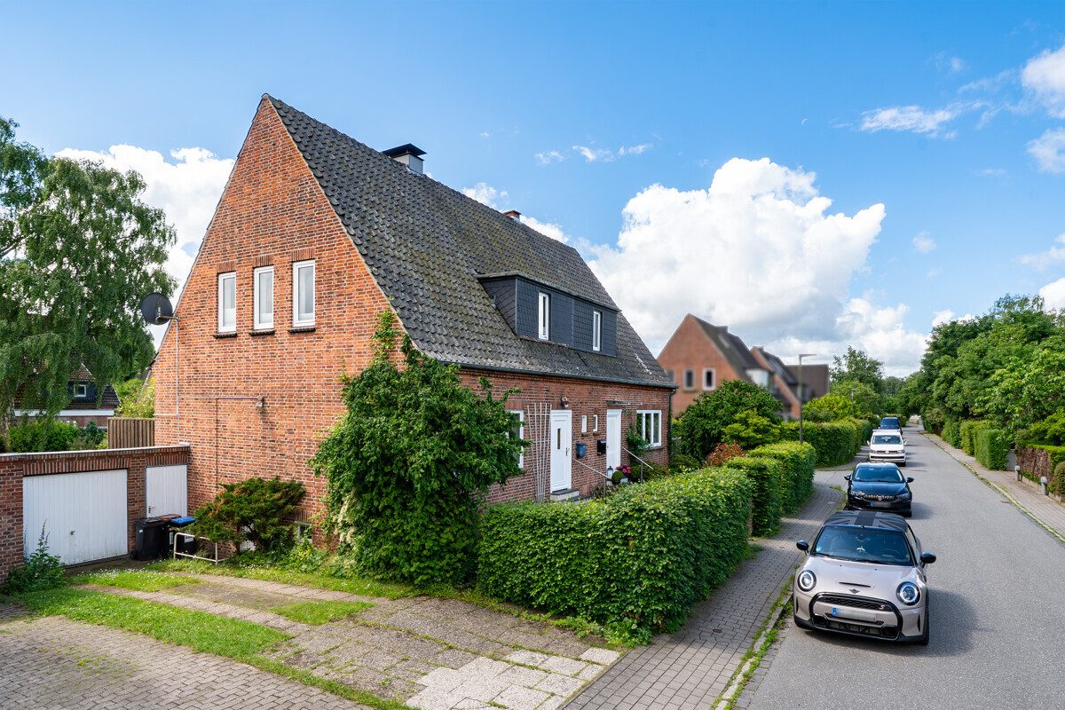 Immobilienangebot - Flensburg - Alle - Hell & freundlich: Charmante Doppelhaushälfte im Monokelviertel