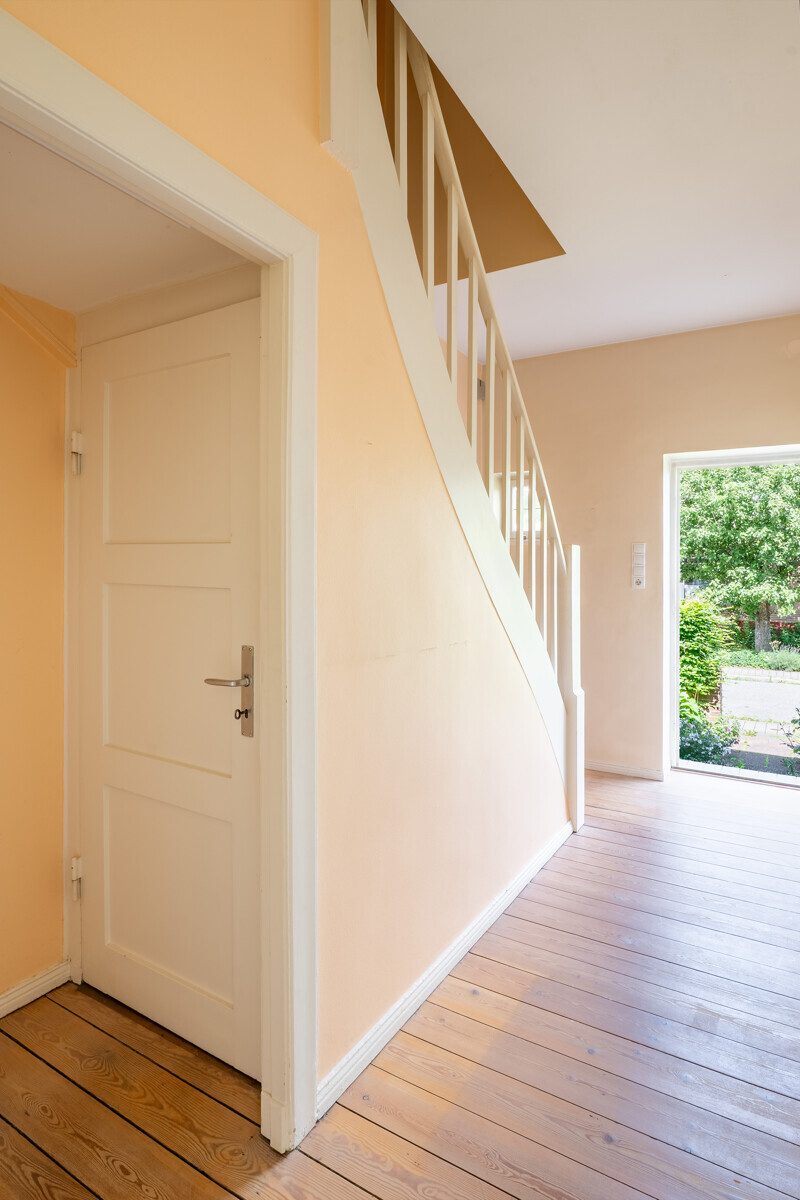 Immobilienangebot - Flensburg - Alle - Hell & freundlich: Charmante Doppelhaushälfte im Monokelviertel