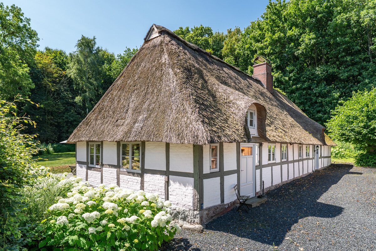 Immobilienangebot - Sönderby - Alle - Charmantes Reetdachensemble in schöner Naturlage