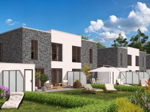 Visualisierung Neubauprojekt Am Gebrannten Heidgen