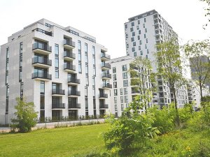 Visualisierung Neubauprojekt Carreau Blanc in Düsseldorf-Pempelfort