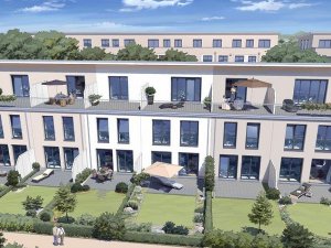 Visualisierung Neubauprojekt Gerresheimer Gärten