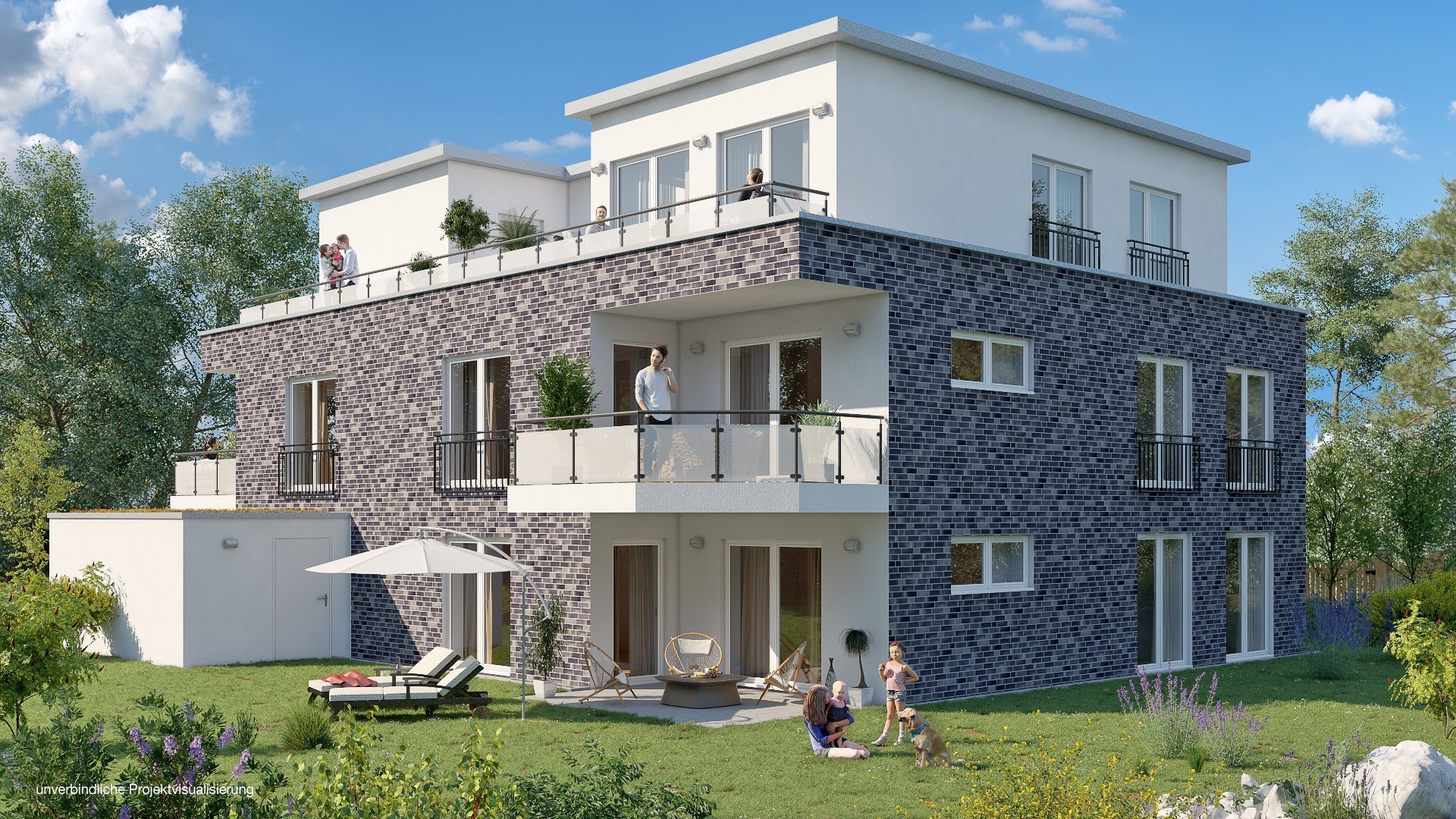 Böcker Wohnimmobilien - Neubauprojekt Duisburg-Mündelheim