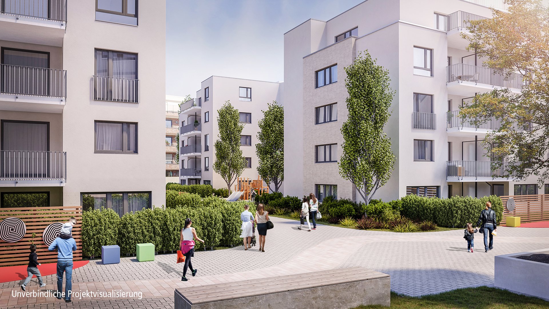 Böcker Wohnimmobilien - Immobilienangebot - Solingen - Alle - Hochwertig ausgestattete 3-Zimmer-Neubauwohnung im Zentrum von Solingen!