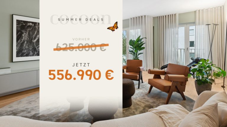 Böcker Wohnimmobilien - Immobilienangebot - Düsseldorf - Alle - Helle, individuelle 2-Zimmer-Wohnung mit flexiblem Grundriss und Südbalkon
