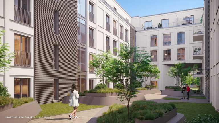 Böcker Wohnimmobilien - Immobilienangebot - Düsseldorf - Alle - Großzügige 3-Zimmer-Wohnung mit Parkblick und großflächigem Schnitt