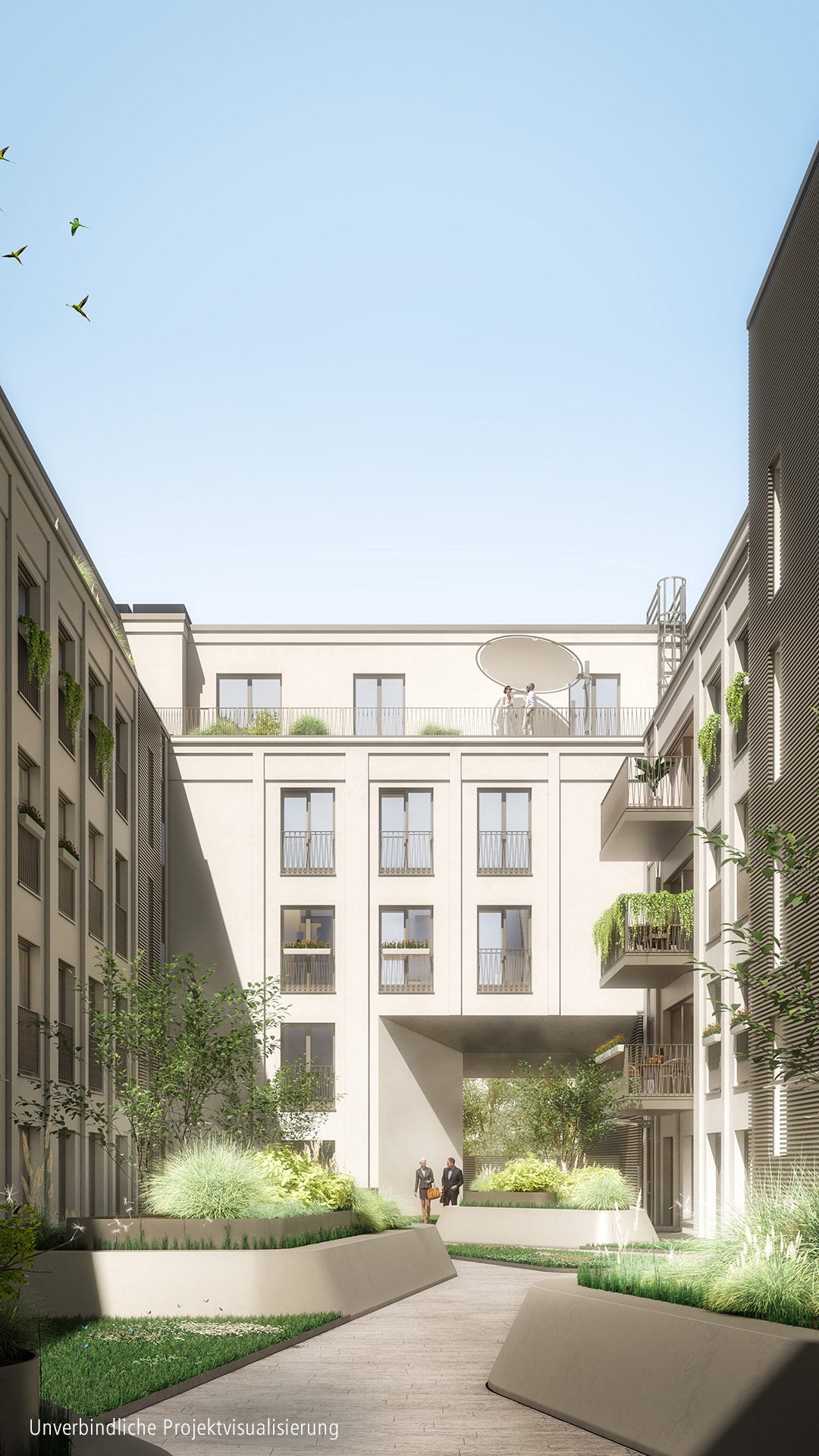 Böcker Wohnimmobilien - Immobilienangebot - Düsseldorf - Alle - Helle, individuelle 2-Zimmer-Wohnung mit flexiblem Grundriss und Südbalkon