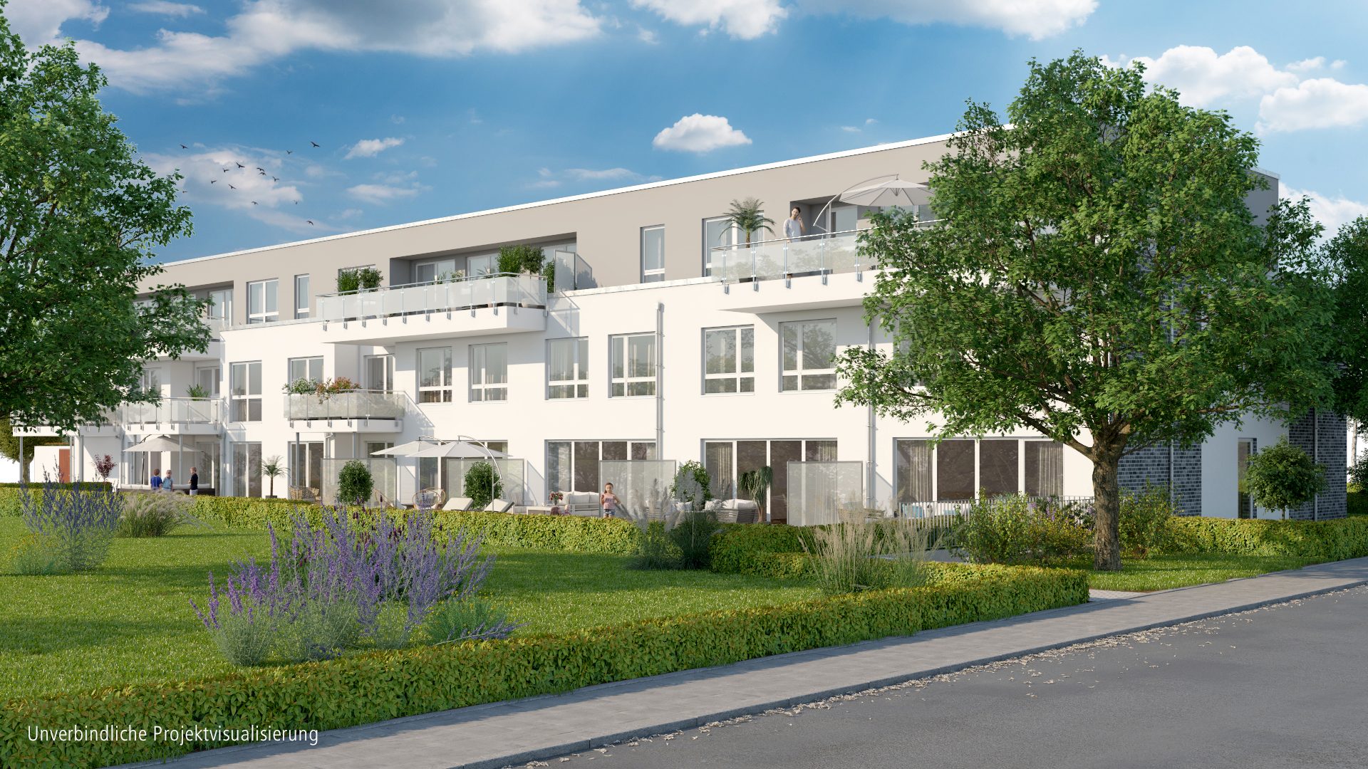 Böcker Wohnimmobilien - Immobilienangebot - Duisburg - Alle - Der Sternenhof! Neubau: Helle Erdgeschosswohnung mit Garten und Terrasse