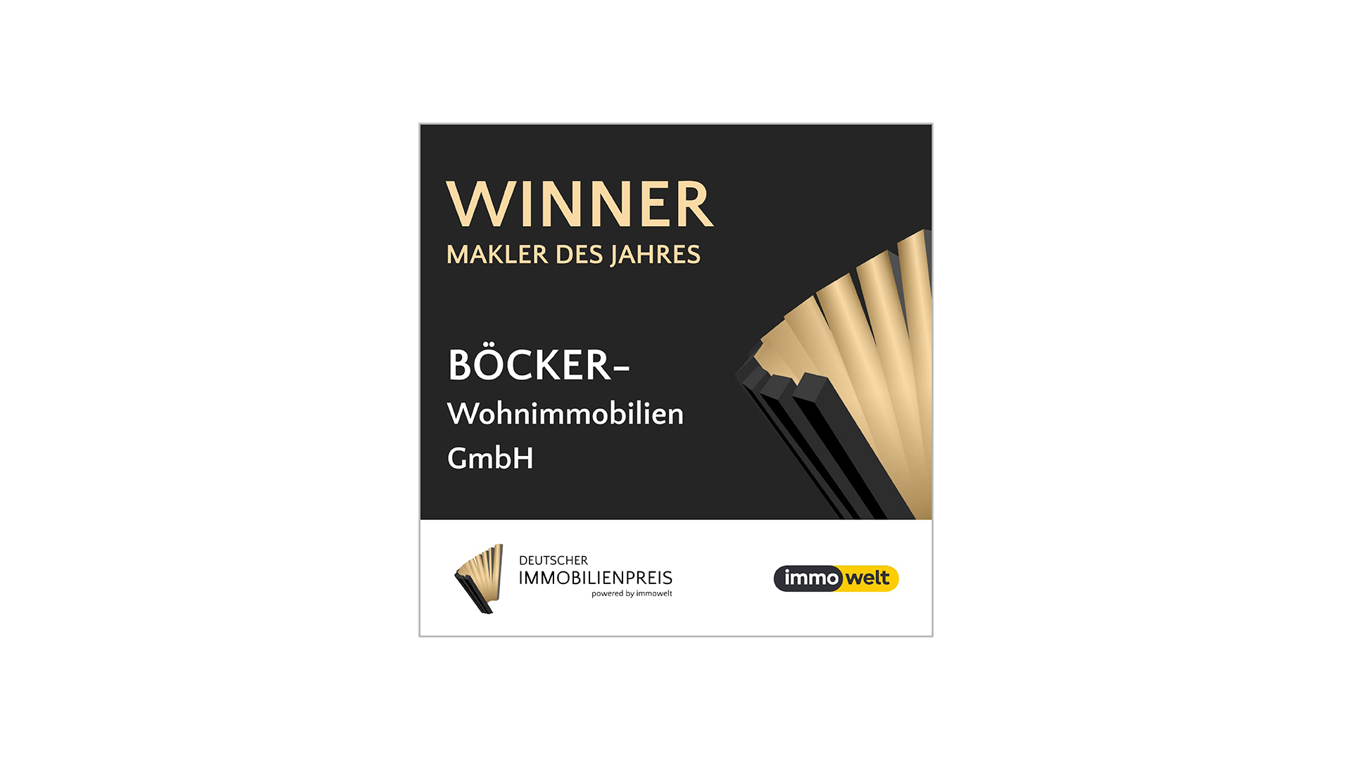 BÖCKER-Wohnimmobilien GmbH - Makler des Jahres 2021