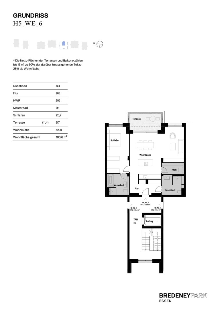 Böcker Wohnimmobilien - Immobilienangebot - Essen / Bredeney - Alle - Herrlicher Ausblick aus 3-Zimmer-Luxus-Wohnung mit Balkon