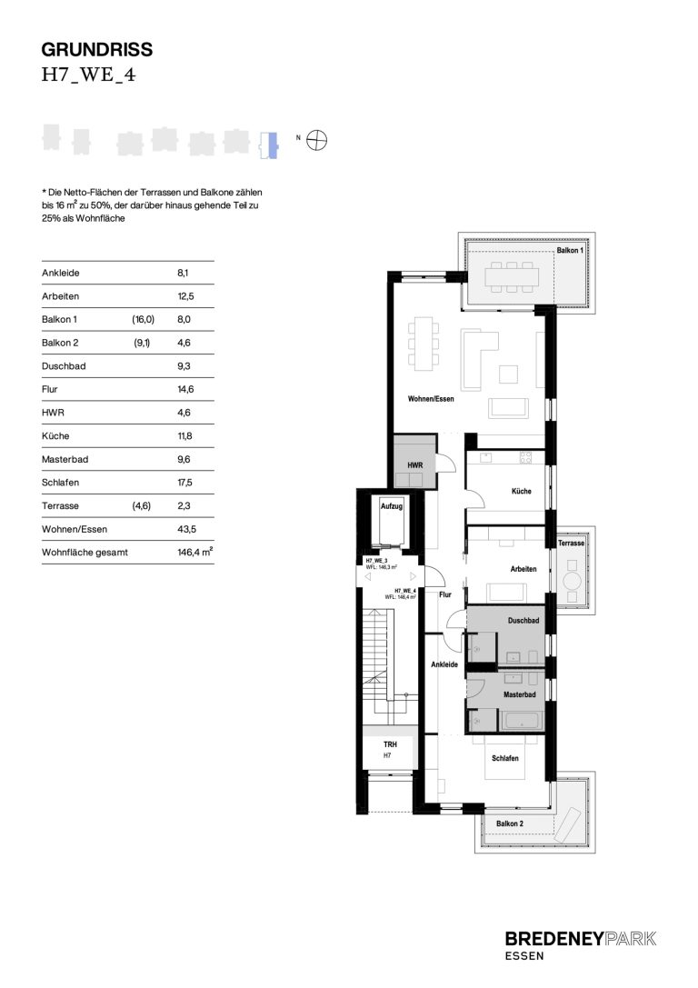 Böcker Wohnimmobilien - Immobilienangebot - Essen / Bredeney - Alle - Purer Wohlfühl-Luxus: Tolle 4-Zimmer-Wohnung mit 3 Balkonen mitten im Grünen