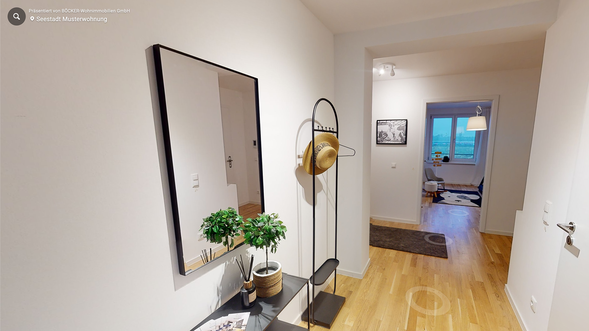 BÖCKER-Wohnimmobilien GmbH - Seestadt - Musterwohnung 360 Grad-Rundgang