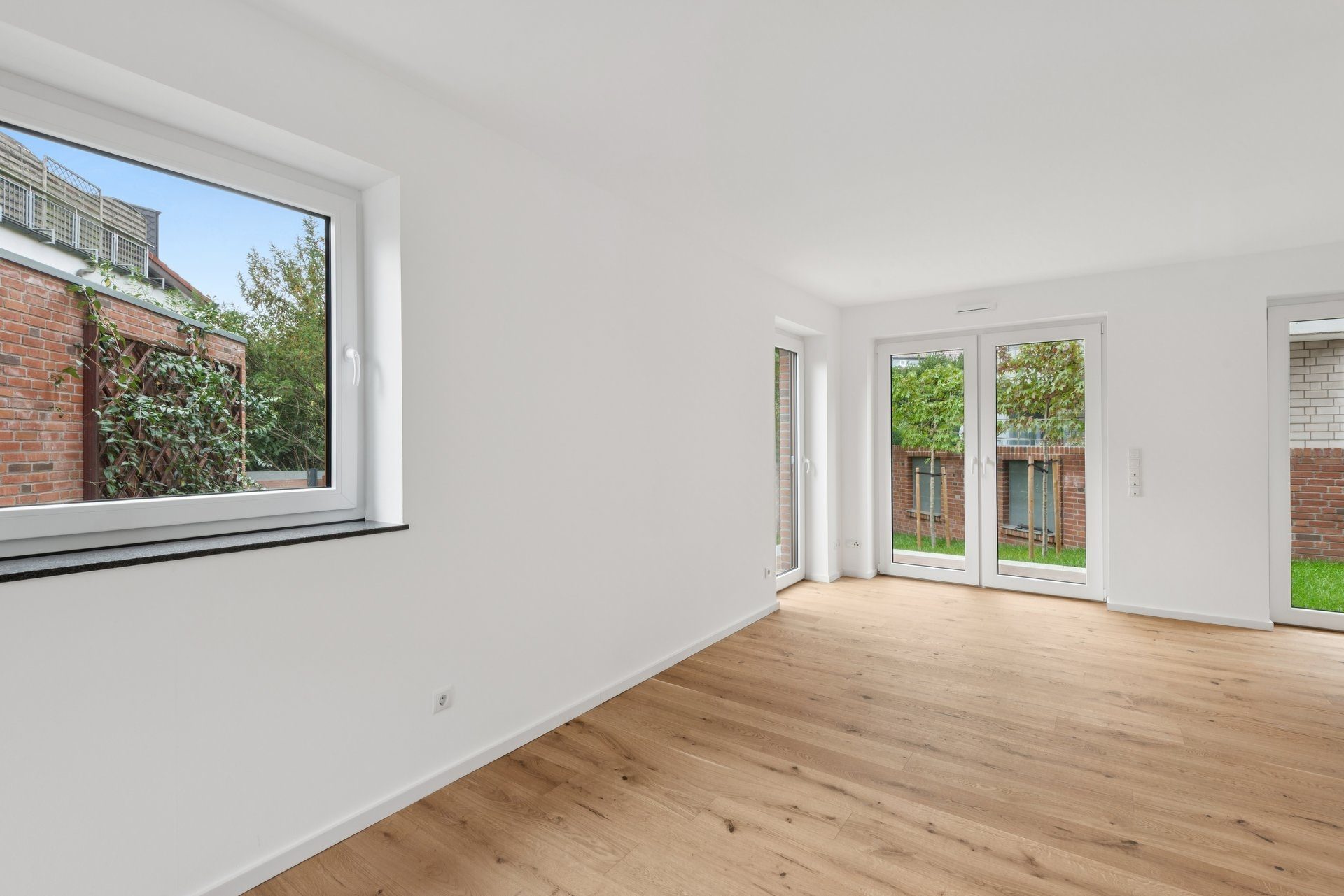 Böcker Wohnimmobilien - Immobilienangebot - Düsseldorf / Angermund - Alle - Sofort bezugsfertige, hochwertig ausgestattete Neubau Doppelhaushälfte