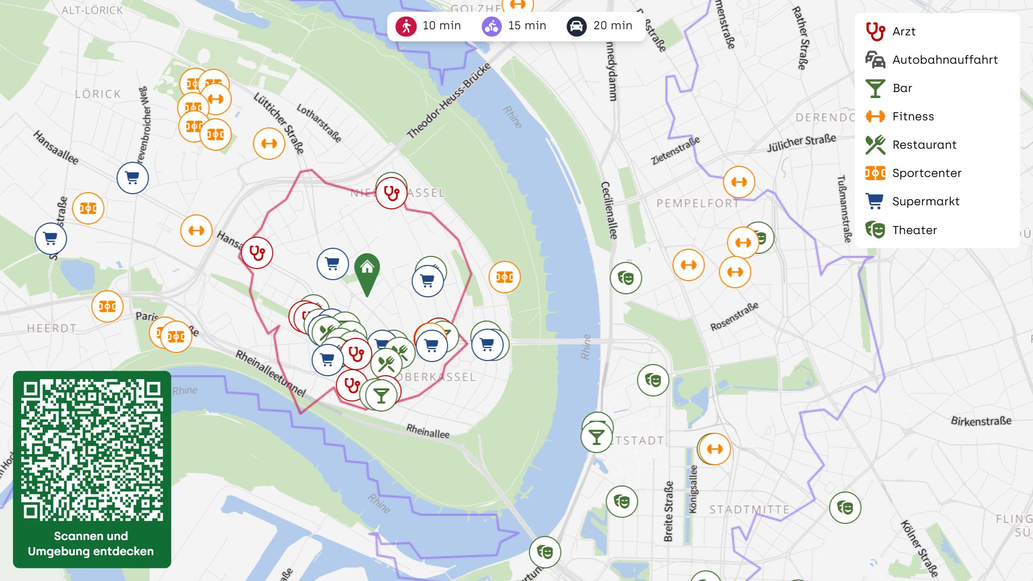 Böcker Wohnimmobilien - Immobilienangebot - Düsseldorf / Oberkassel - Alle - Eine ganz besondere Adresse - Kompakt und doch großzügig im Neubauquartier