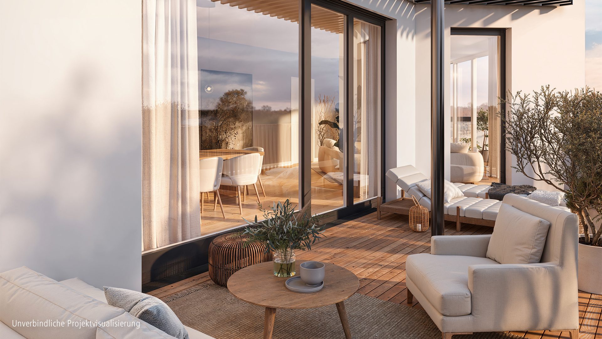 Böcker Wohnimmobilien - Immobilienangebot - Düsseldorf - Alle - Solitär - Exklusives Penthouse auf ca. 204 m². Atemberaubende Aussichten und großzügige Terrassen.